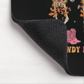 Howdy Western Skeleton Cowgirls Dancing Halloween Mousepad (Ecke)