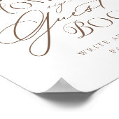 Howdy Wild Western Baby Boy Showbook Gästebuch (Ecke)