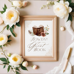 Howdy Wild Western Baby Showbook Gästebuch
