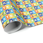 Howdy Y'all Colorful Texas Geschenkpapier (Rolleneckpunkt)