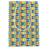 Howdy Y'all Colorful Texas Mittlere Geschenktüte (Vorderseite)