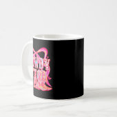 Howdy Yall Cowboy Boots Coquette Bow Western Valen Kaffeetasse (Vorderseite Links)