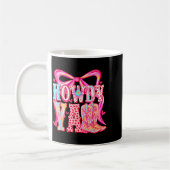 Howdy Yall Cowboy Boots Coquette Bow Western Valen Kaffeetasse (Links)