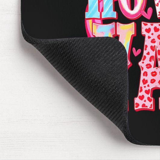 Howdy Yall Cowboy Boots Coquette Bow Western Valen Mousepad (Ecke)