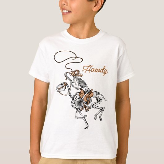 Howdy Y'all Texas Cowboy T-Shirt (Vorderseite)