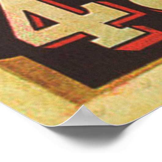 Howe Bicycles Vintag Poster (Ecke)