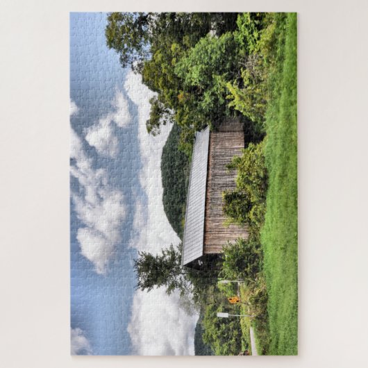 Howe Bridge 1879 Vermont - Puzzle (Vertikal)