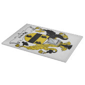 Howe Familienwappen Schneidebrett (Ecke)