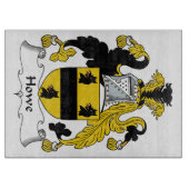 Howe Familienwappen Schneidebrett (Vorderseite)