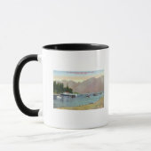 Howe Sound View von Gewerkschaft Steamer auf der I Tasse (Links)