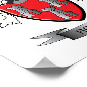 Howell-Familienwappen-Wappen Poster (Ecke)