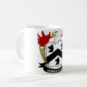 Howes Familienwappen Kaffeetasse (Vorderseite Links)
