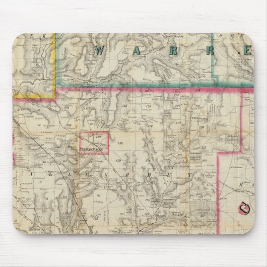 Howe's Map of The Oil District of Pennsylvania Mousepad (Vorne)