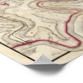 Howe's Map of The Oil District of Pennsylvania Poster (Ecke)