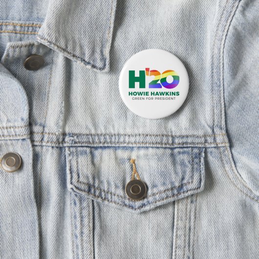 Howie Hawkins 2020 Button (Beispiel)