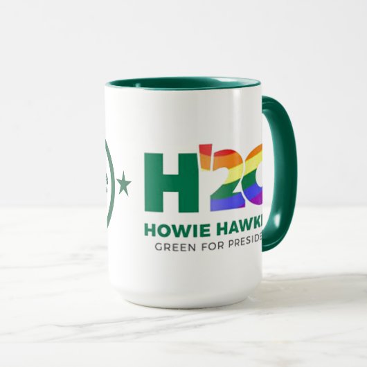 Howie Hawkins 2020 Tasse (VorderseiteRechts)