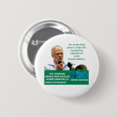 Howie Hawkins für Präsident Button (Vorne & Hinten)