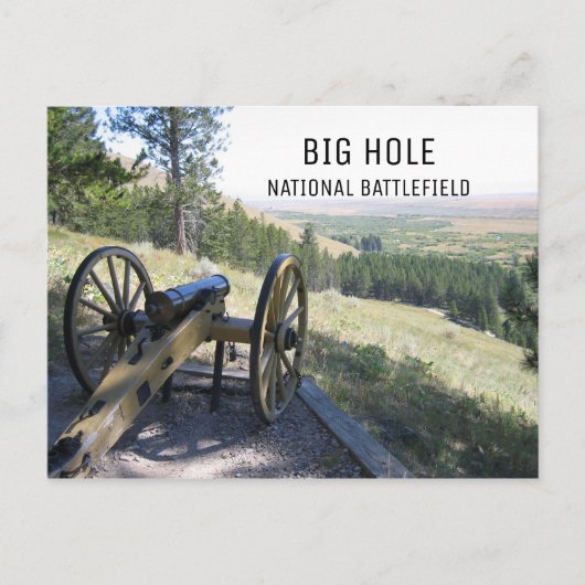 Howitzer Cannon, Big Hole River, BIg Hole NB, MT Postkarte (Vorderseite)