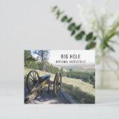 Howitzer Cannon, Big Hole River, BIg Hole NB, MT Postkarte (Stehend Vorderseite)