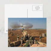 Howitzer Gun Crew United Staaten Marine Corps Postkarte (Vorne/Hinten)