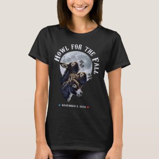 Howkey Donkeys unter der amerikanischen Flagge Fun T-Shirt