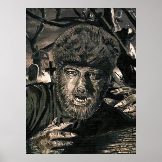 Howl auf dem Mondplakat Poster (Vorne)