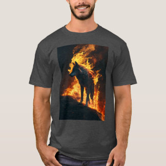 Howl der Flammen, entzünde den Wolf T-Shirt
