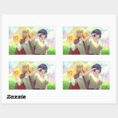 Howl & Howl Rechteckiger Aufkleber (Blatt)