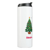 Howl-iday Cheer Beagle mit einem Weihnachtsbaumdes Thermosbecher (Nach links gedreht)