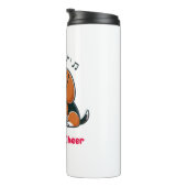 Howl-iday Cheer Beagle mit einem Weihnachtsbaumdes Thermosbecher (Nach rechts gedreht)