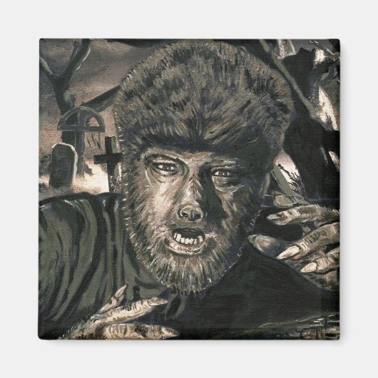 Howl im Mondmagnet Magnet (Vorne)