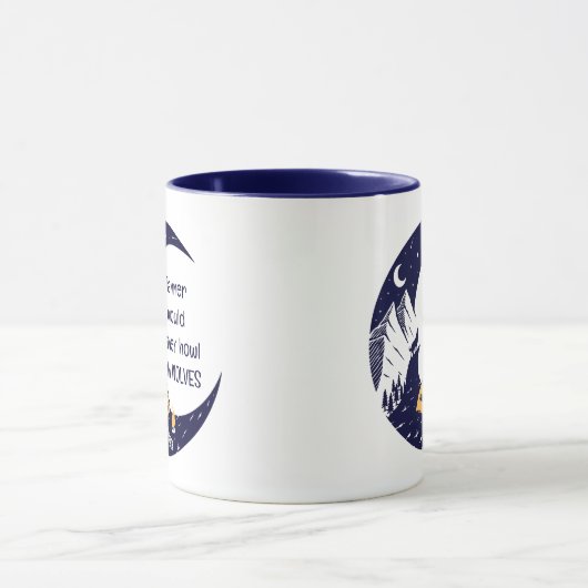 Howl mit dem Namen Wölfe Tasse (Zentrum)