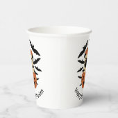 Howl-O-Ween-Mops in einem Jack-O-Lantern mit Flede Pappbecher (Rechts)