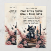 👻 🐶 Howl-O-Ween Party! Einladung (Vorne/Hinten)