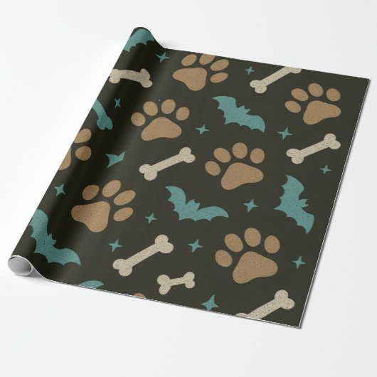 Howl-O-Ween Paws & Bones Collection Geschenkpapier (Ungerollt)