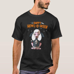 Howl O Ween Pudel-Hundemutter Halloween-Kostüm T-Shirt