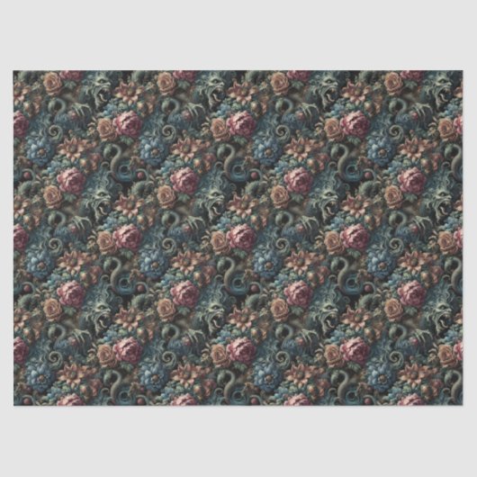 Howl of the Gilded Wild — Gotisch Viktorianisch Seidenpapier (Vorderseite)