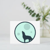 Howl zum Mond Postkarte (Stehend Vorderseite)
