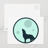 Howl zum Mond Postkarte (Vorne/Hinten)