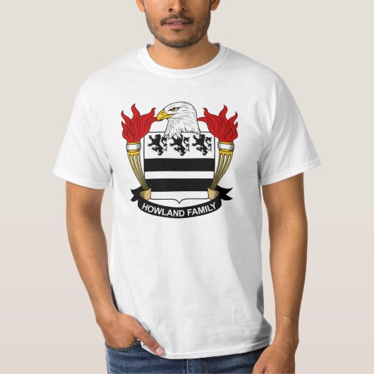 Howland Familienwappen T-Shirt (Vorderseite)