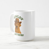 Howldy Partner Niedlich Cowboy Puppy Kaffeetasse (Vorderseite Links)