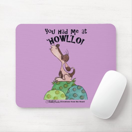 Howler Dog Mousepad (Mit Mouse)