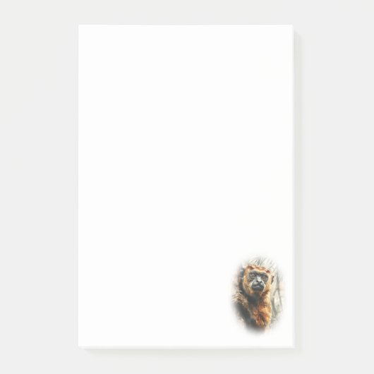 Howler Monkey Post-it Klebezettel (Vorderseite)