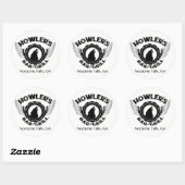 Howlers B&W Decal Runder Aufkleber (Blatt)