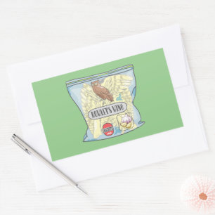 HOWLETS WING Macbeth Hexen Zauber. Rechteckiger Aufkleber