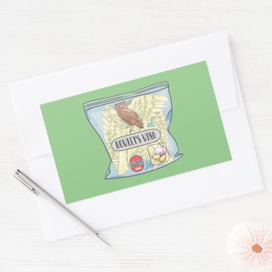 HOWLETS WING Macbeth Hexen Zauber. Rechteckiger Aufkleber (Umschlag)