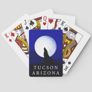 Howlin Coyote - Tucson Arizona Spielkarten
