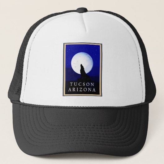 Howlin Coyote - Tucson Arizona Truckerkappe (Vorderseite)