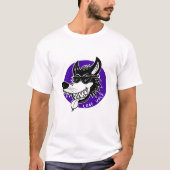 Howlin einziger Wolf-Cartoon T-Shirt (Vorderseite)