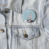 Howling Arctic Wolf Button (Beispiel)